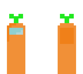 among us - orange (leaf)