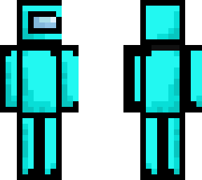 among us cyan
