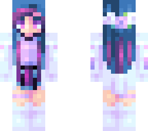 blue girl