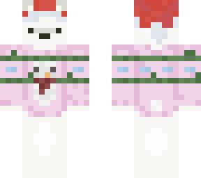 christmas polar bear