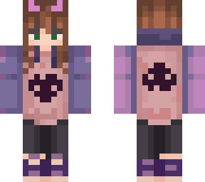 cute hoodie devil girl skin