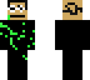 dream takes a shower and his green comes out