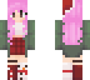 fearthecuteone christmas pink hair