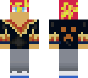 fire gamer boy