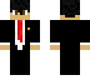 formal black suit