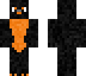 furry black and orange