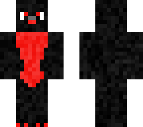 furry black and red