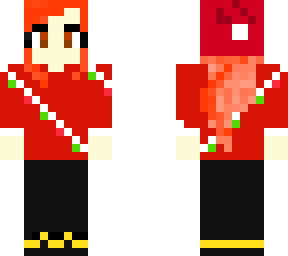 ginger-haired christmas lights girl