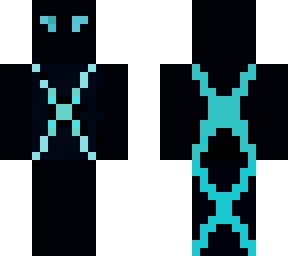 neon blue night stealth suit