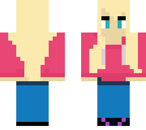 normal blonde girl