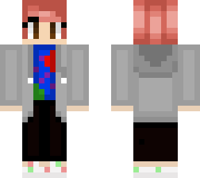 person skin bu different outfit
