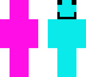 pink-cyan to cyan-pink thats happy (inverted)