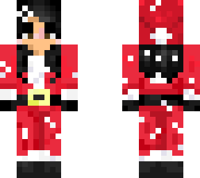 santa suit gorl