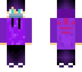 skin ragazzo viola  versione covid19
