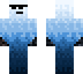 some blue and white
