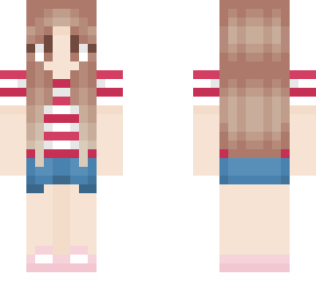 stripes and jeans