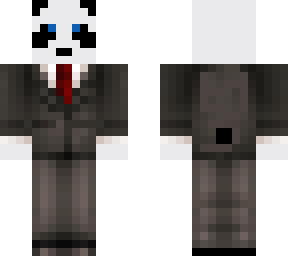 suited panda