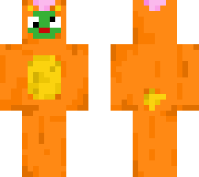turtle (or frog) in bear costume
