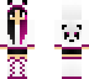 black and purple panda