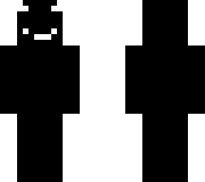black and white devil