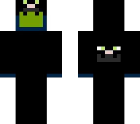 blocky thing wearing cat suit