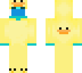 blue slime duck with mask