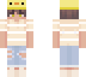 boy in duck hat