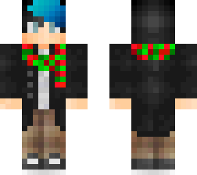 christmas scarf man