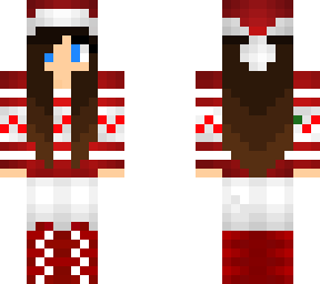 christmas skin with brown/black hair