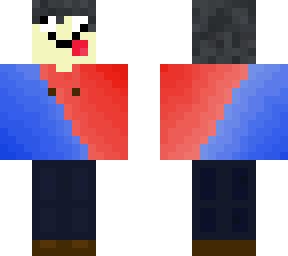 derp man w split colored hoodie
