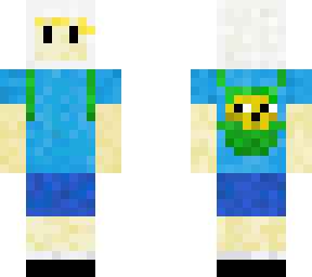 finn with jake, advanced shading, hair fluffed