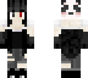 goth panda girl