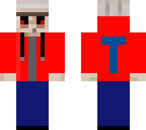 iron golem with hoodie and jeans