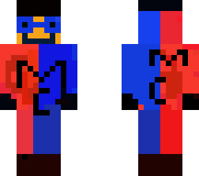 luisskye skin minecraft (red and blue)