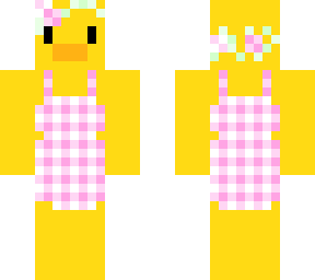 pink apron duck