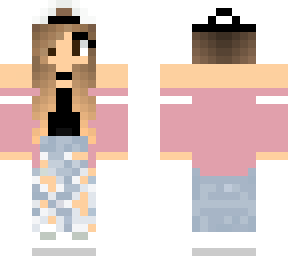 pink girl with hat