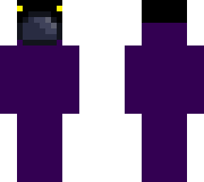 purple among us with cat hat
