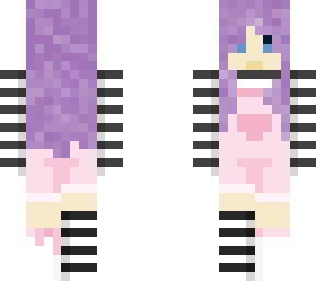 purple hair person