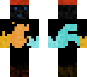 robot with fire and water powers