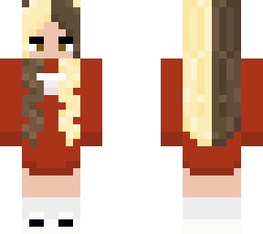 split hair bleached girl