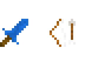 sword vs bow (its bad i know) (try hard)