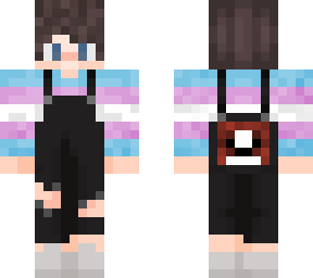 trans boy dungerees