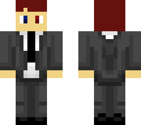 two coloured eyes suit man