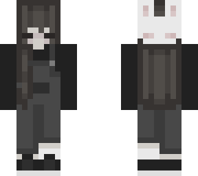 white bunny mask girl