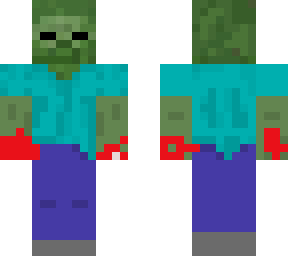 zombie with bloody hands