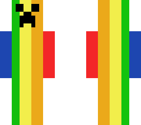 backword rainbow creeper