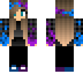 blue and purple