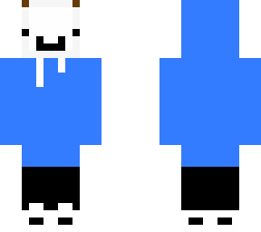 blue boy with mask