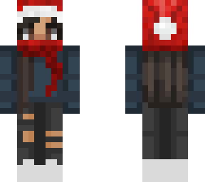 blue christmas girl