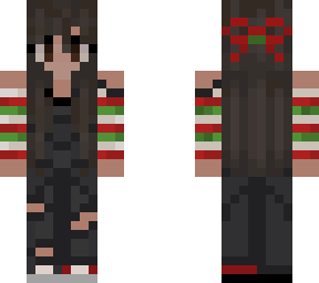 christmas girl in overall